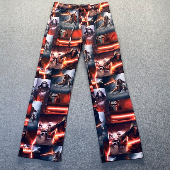 Star Wars Jedi Sleep Lounge Pants Mens Large Fleece Elastic Waist,Drawstring - Picture 1 of 11